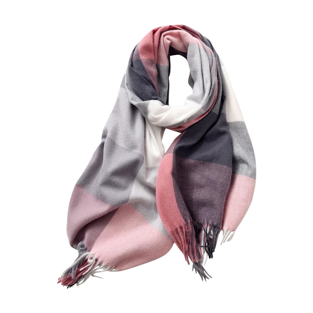 Scarf Striped Plaid Large Shawl Elegant And Winter Warm Scarf