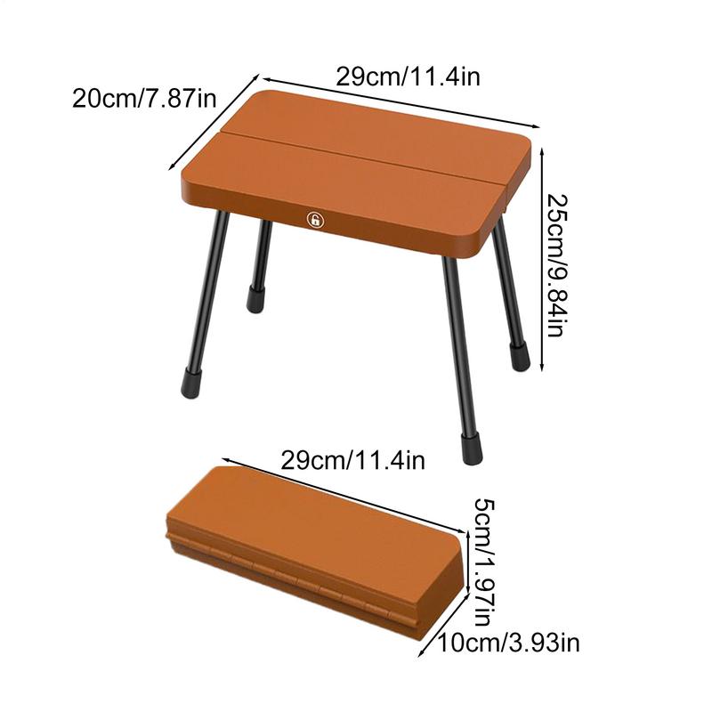 Sedia Portatile da Campeggio Sedia Portatile da Esterno Sgabello Pieghevole Piccolo in Lega di Alluminio per Picnic a Bordo Piscina Giardinaggio all'Aperto