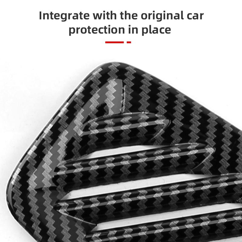 For Toyota Highlander XU70     2024 Hybrid ABS Car Center Console Air Conditioner Vent Outlet Cover Trim Sticker