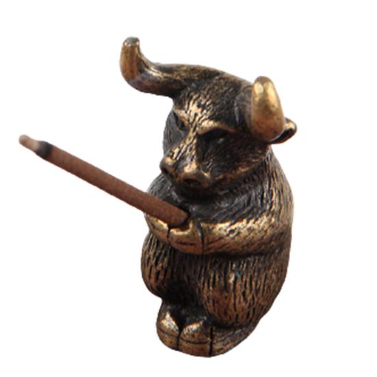 Desk Mini Cute Ornament Sculpture Chinese Zodiac Animal Statue Incense Holder