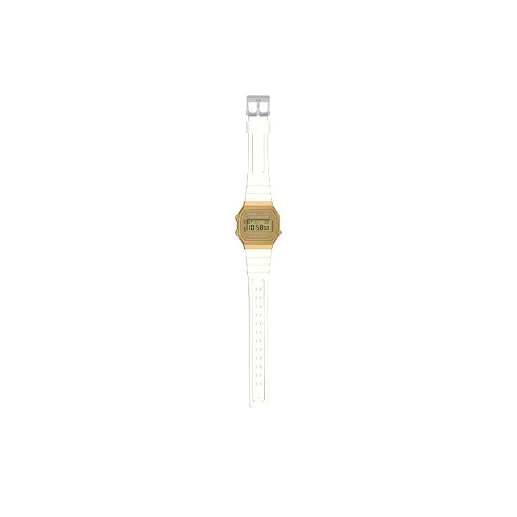 Casio Vantage Series Retro Classic Casual Quartz Movement Resin Strap Watch Men watches Yellow A168XESG-9A