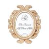 4Pcs Vintage Baroque Oval Photo Frame Mini Resin Picture Display Frame Home Bedroom Desktop Wedding Family Photo Holder Decoration