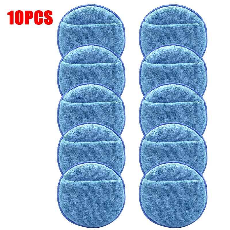 

10PCS Soft Microfiber Car Wax Applicator Mitts Polishing Sponge Wax Foam Applicator Pad for Car Cleaning Sponge