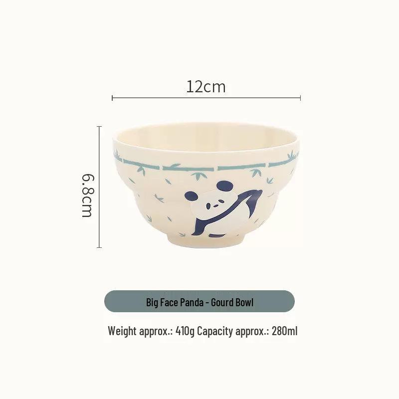 2024 Cute Ceramic Rice and Noodle Bowl Gift Set - High-End Tableware Collection.