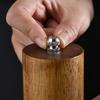 Salt and Pepper Grinder 2 in 1 Manual Wood Salt Pepper Mills with Adjustable Ceramic Grinding Spice Mill Kitchen Tool