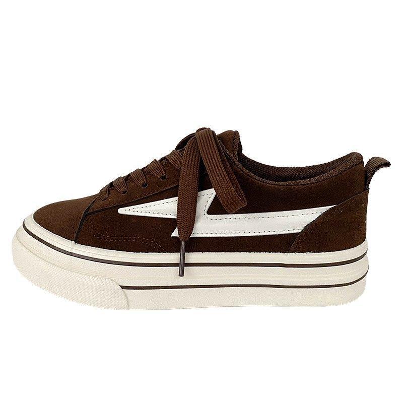 Casual Shoes - Vintage Thick-soled Platform Women's Shoes - New Style - Versatile Shoes