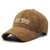 Autumn Winter Corduroy Baseball Cap Women's Winter Coldproof Cap Couple Hat Men Letter Embroidery Cap