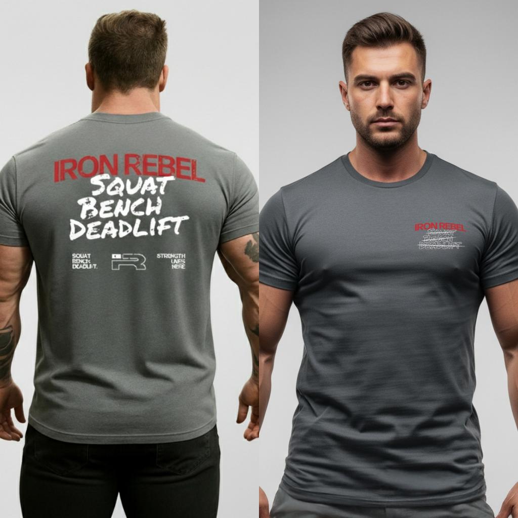 Przysiady Ławka Martwy Ciąg Siłownia Klasyczna Siła Fitness Marka Koszulka Bawełniana Graficzna Koszulka Unisex Unisex Letnia Streetwear