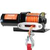 Electric Winch ATV UTV 3500 lb Synthetic Rope Waterproof Wired Control