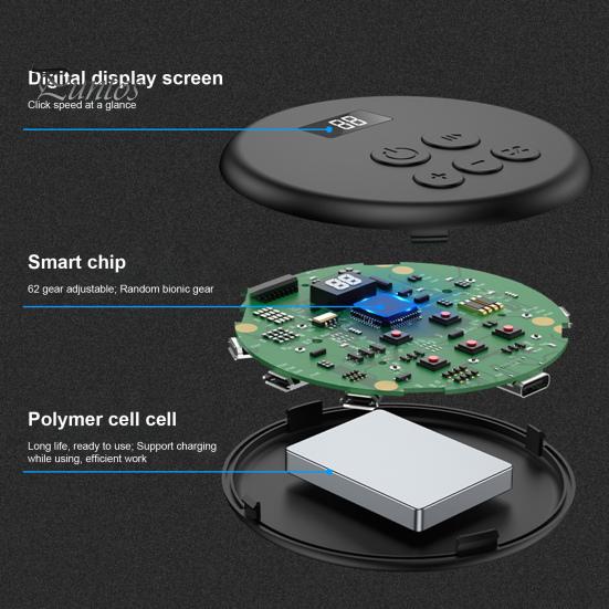 Screen Clicker Mute Automatic Adjustable Digital Display Sensitive Clicking Universal Point Grabber Device Phone Auto Connection for Game