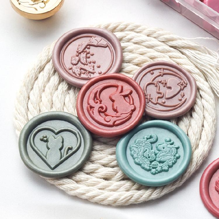 Scrapbooking Wax Seal Stamp Brass Head Stamps for Card/Envelope/Gift Signature