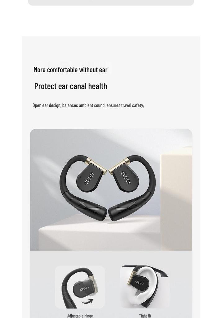 Cleer ARC Air Open-ear Smart Sports Bluetooth Earphones for Driving