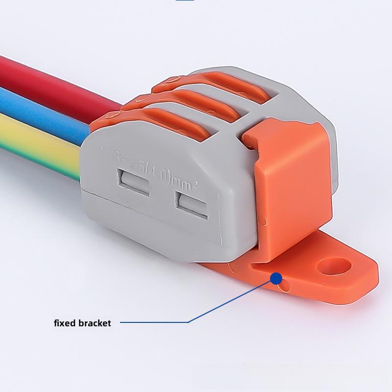 Blocuri Conector Rapid pentru Cabluri PC-212/213/214/215/218 - Portocaliu/Albastru