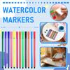 Children's Painting Colored Pencils Soft Brush Head 12 Colors 20ml