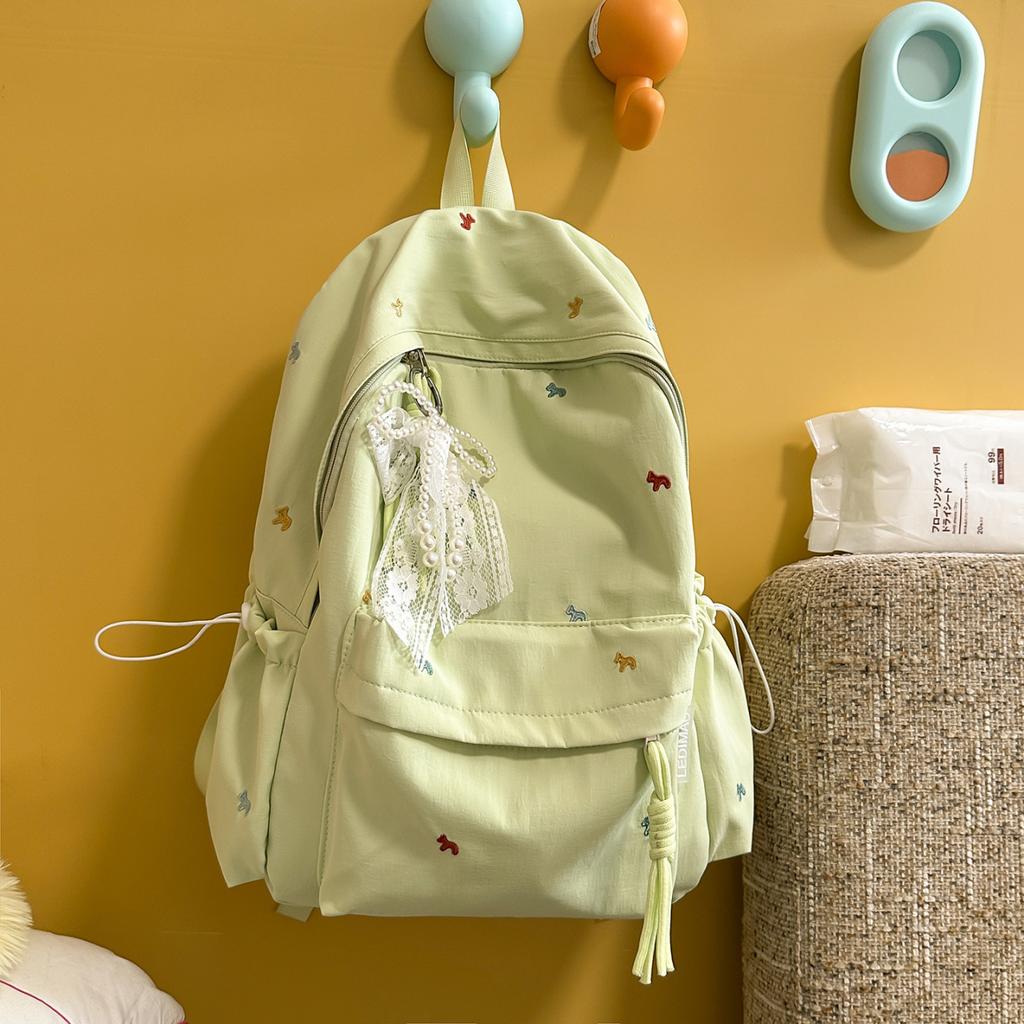 Schoolbag New High-value Small Fresh Cute Soft Girl Travel Backpack Japanese Ins Fashionable Sweet Primary School Backpack