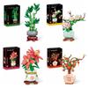 Plastic Bonsai Assembly Model Block DIY Plant Puzzle Blocks Toy Toy
