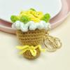 Cute Cartoon Ice Cream Keychain & Backpack Pendant - Fun Gift for Kids & Couples