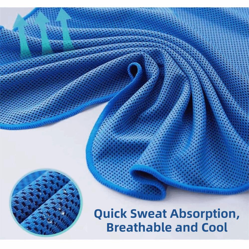 UV Protection Cooling Hoodie Absorbent Sun Protection Towel Workout Quick-Drying Towel  Cycling