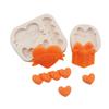 Candy Chocolate Molds Love Gift Shape Silicone-Fondant Molds DIY-Cake Fondant Cookie-Baking Mold Cake Toppers-Valentine