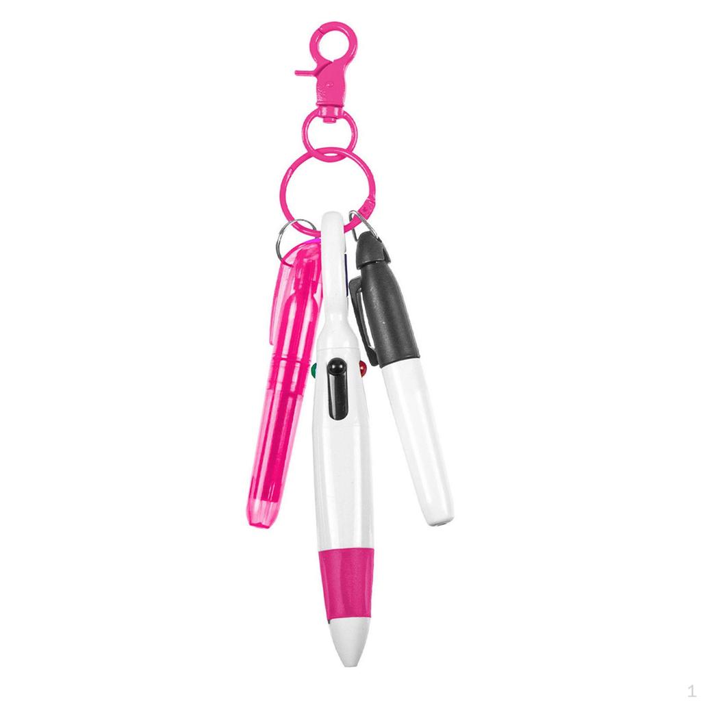 Kugelschreiber mit Karabinerhaken, Tragbarer Mehrzweck-Ausziehstift, Geschenk zum Tag der Krankenschwestern,