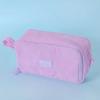 Durable Corduroy Pencil Pouch Desk Organizer Portable Storage Bag  School