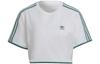 Adidas Originals Drop Shoulder Sleeve T Shirt Women's White HE4677