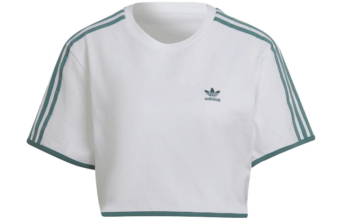 

Adidas Originals Drop Shoulder Sleeve T Shirt Women s White HE4677 40