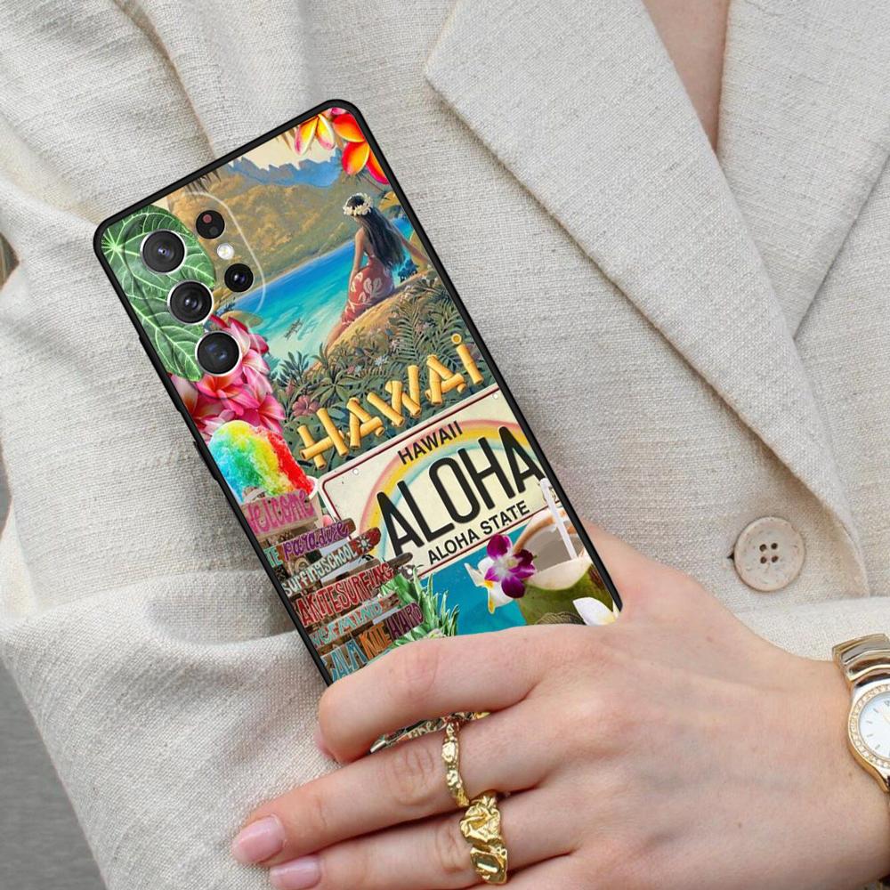 Aloha Beach Life Hawaii Cell Phone Case for Samsung Galaxy S26 Ultra S25 S24 S23 S22 S21 S20 Note10 Cover