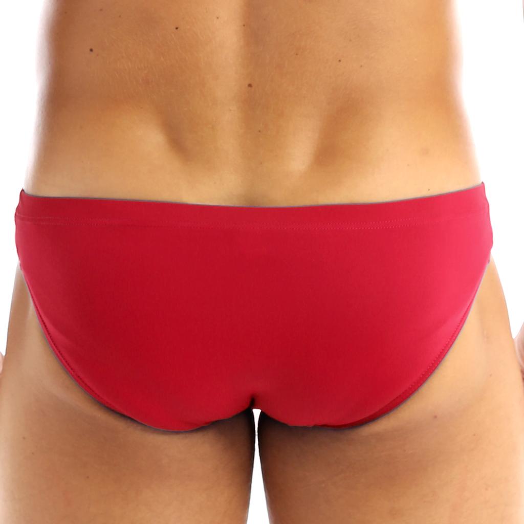 Men Breathable Ice Silk Triangle Bikinis Briefs Underwear