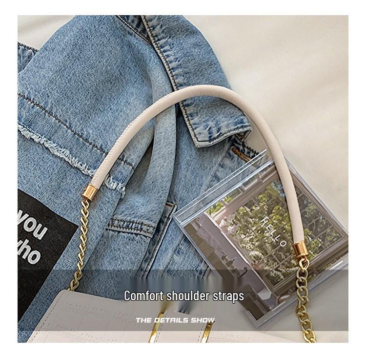 2025 Autumn Retro Minimalist Underarm Women's Shoulder Bag - Stylish Valentine's Day Chain Square Bag
