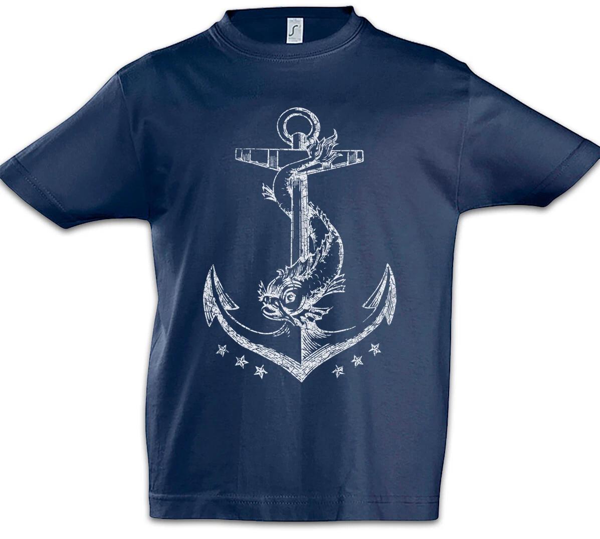 Anchor II Boys kids boys T-Shirt Sailing Sailor Skipper Training Anchor Sailing Sailor 140