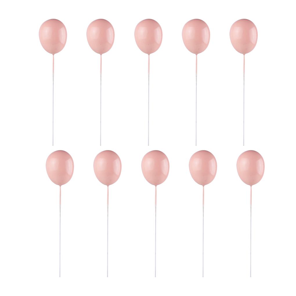 1 Set Kleine Kuchendekorationszubehör Ballonständer Backset Schaum Alles Gute zum Geburtstag Dekorationen Partygeschenke Hochzeitsdekor für DIY