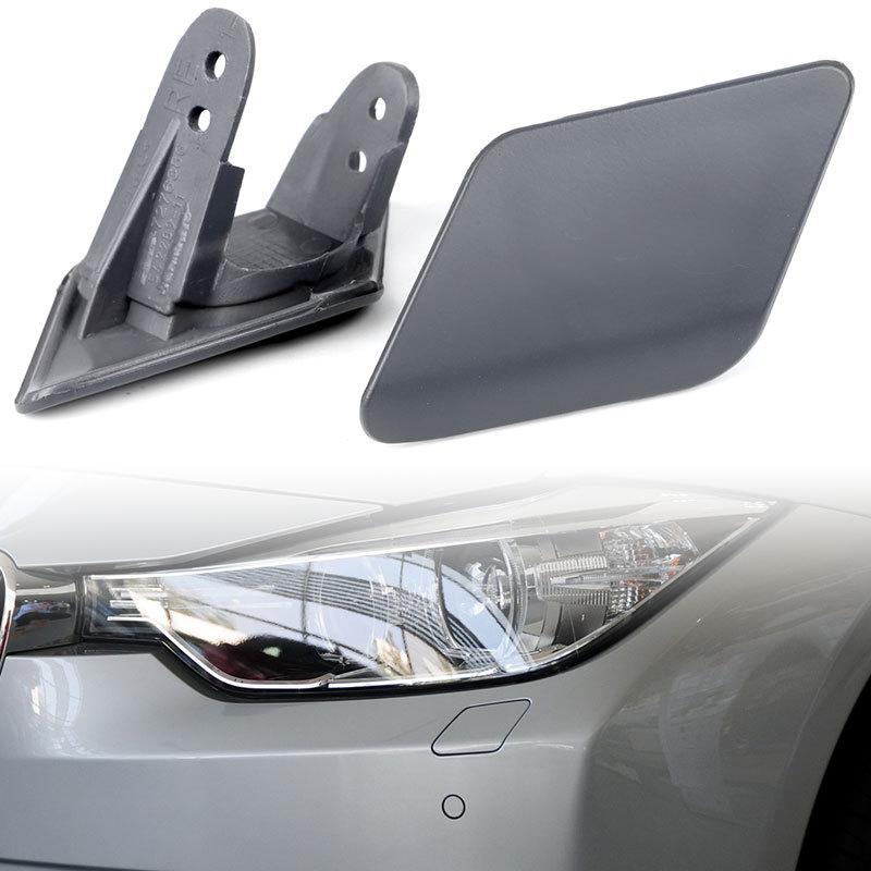 51117293032 51117293031 Headlight Washer Nozzle Cover Cap For BMW 3 Series F30 320i 328i 335i 2012 2013 2014 2015 White Replace