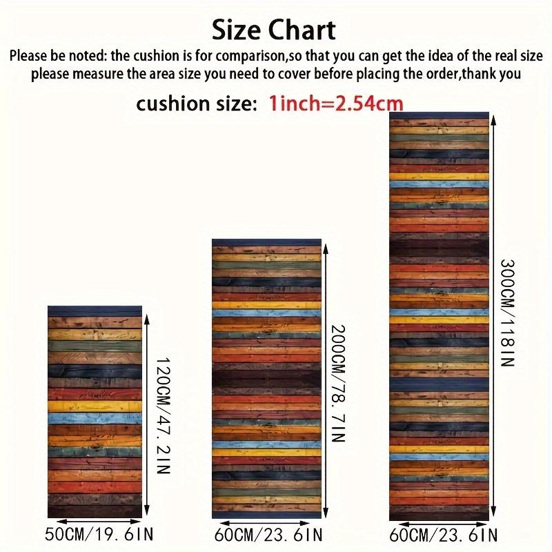 

VIKAMA Bohemian Colorful Runner Rug Large Area Rugs Easy-Clean Kitchen Rug Doormat Welcome Mat Rug For Bedroom Live Room Home De 50X120CM