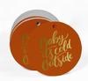 Inkdotpot Real Gold Foil Baby It's Cold Outside Baby Shower Tags Favor Hang Paper Tags 100