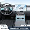 For CHANGAN DEEPAL L06 2026 Car Interior Center Console Transparent TPU Protective Film Anti-scratch Repair Accessories