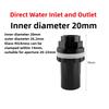 PVC Black Fish Tank Water Pipe Plastic Tube Fittings Elbow Joint Duck Bill Water Outlet Aquarium Accessories Water Inlet Pipes