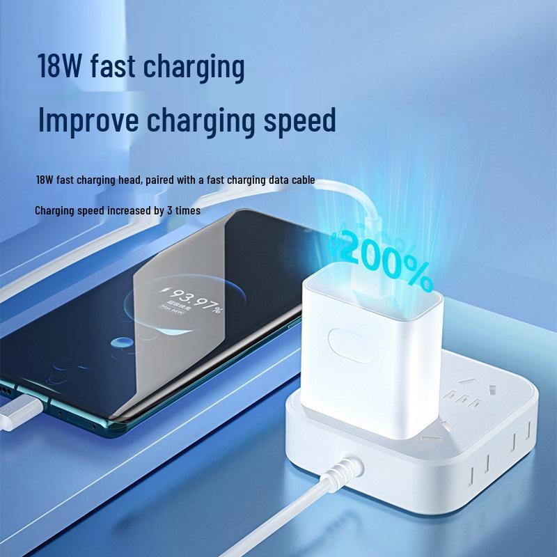 18W Fast USB Charger Compatible with Huawei & Xiaomi