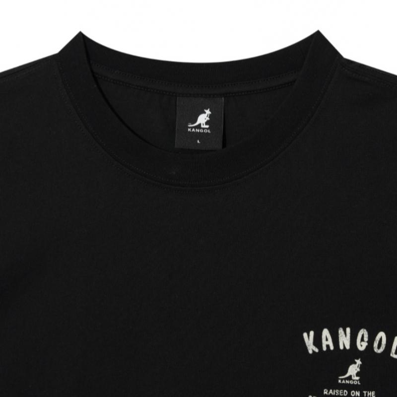 KANGOL Arch Logo T shirT Black 2822