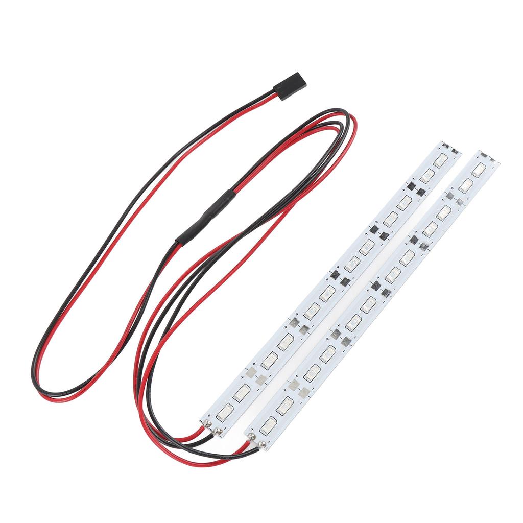 24 LEDs Chassis Light Aluminum Alloy Decorative Light Bar for 110 18 Scale RC Model On Off Road