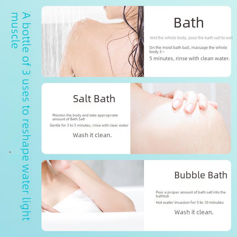 Nicor Silky Milk Bath Salt Body Scrub for Muscle Exfoliation and Whole Body Cleansing.