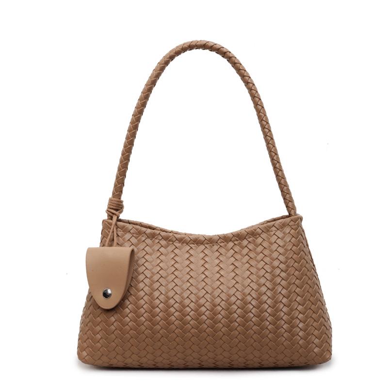 

Женская модная плетёная сумка через плечо - Осень/Зима 2025 28*10*17cm хаки