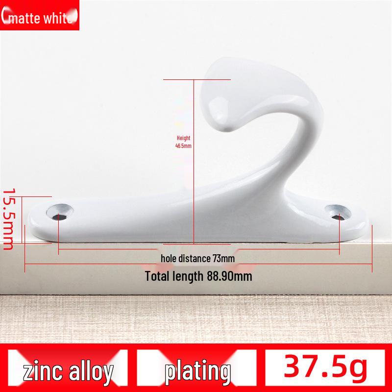 Скандинавский минималистичный самоклеящийся крючок из сплава для шкафов