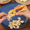 3 Stück Tragbarer Knoblauchschäler Ergonomische Knoblauchpinzette Manueller Knoblauchhautentferner Clips Knoblauchschälwerkzeug für Schnelle Essenszubereitung Kochen im Freien