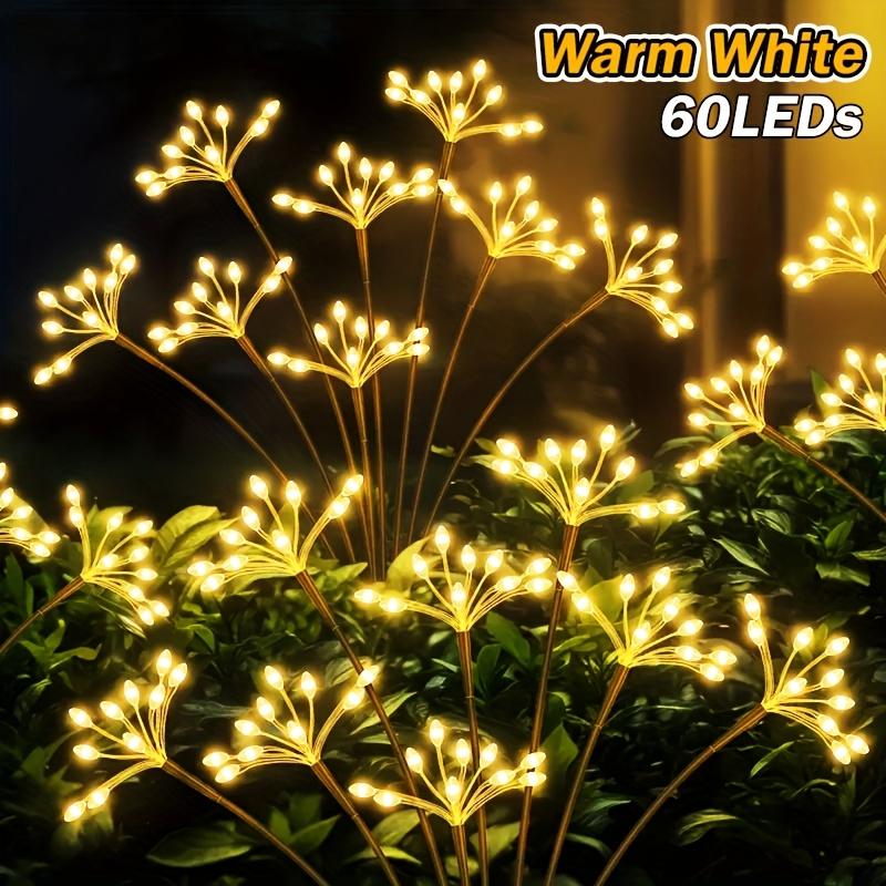 Solar powered fireworks light 60/80/100LED fairy light suitable for Christmas, New Year, winter festivals, camping, garden, wedding, party