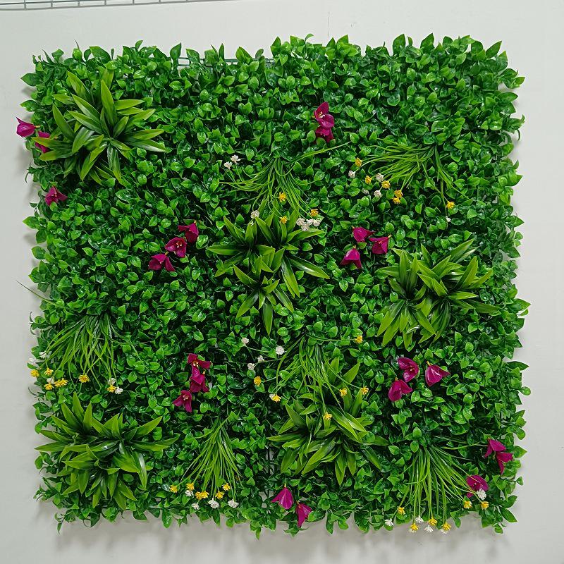 Simulation Green Plant Wall Decor - Indoor Artificial Turf Background Hanging