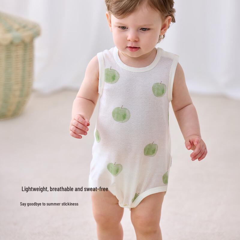 babylove Summer Cotton Mesh Baby Romper