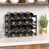 Multi-Layer Wine Rack Desktop Display, Stylish Wine Bottle Holder, Elegant Living Room Wine Storage Rack Display Organization