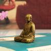 Miniature Jizo Bodhisattva Buddha Antique Bronze High x 4cm Ideal for Parenting and Water as well as Buddhist Altar Jizo Statue, (4.7cm Wide) [Jizo