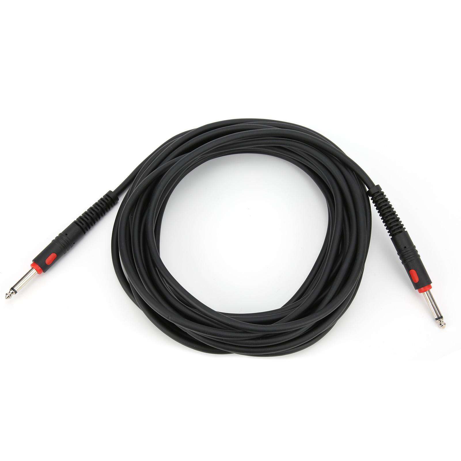 

Guitar Cable Black Injection Head Cord Electric Instrument Accessories for Bass Electric Piano10 3meter / 9.8ft